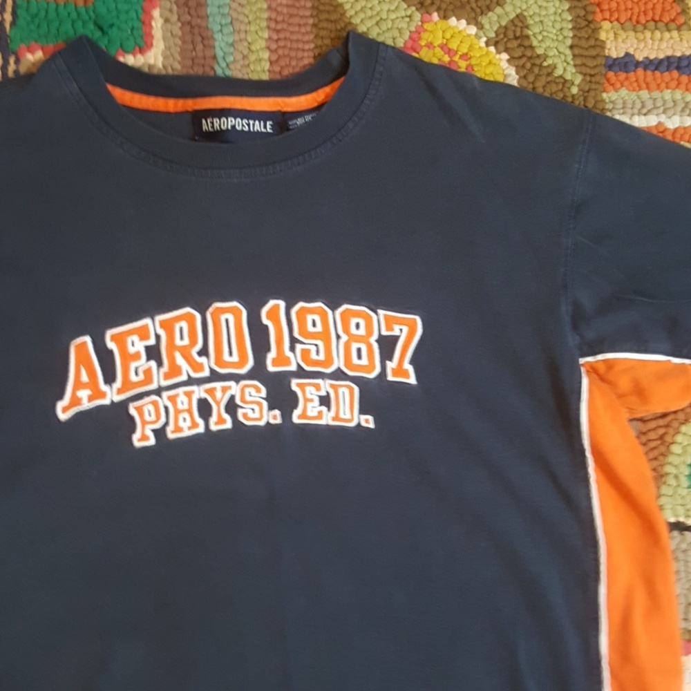 Vintage 1987 Aeropostale Phys Ed T Shirt Med